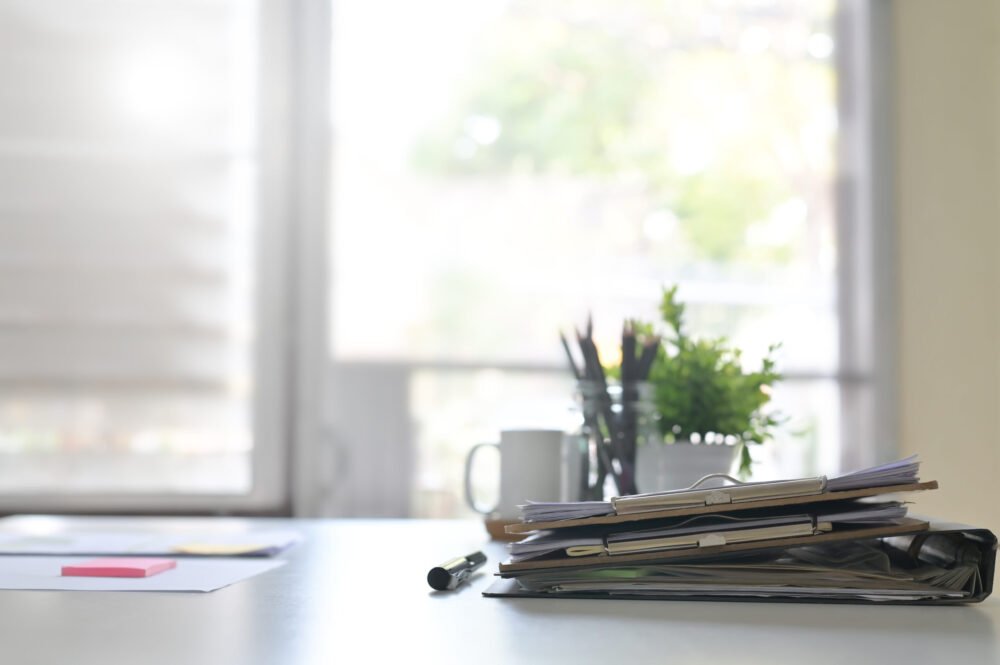 paperwork files office